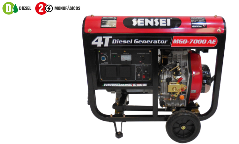 Generador SENSEI MGD-7000 AE
