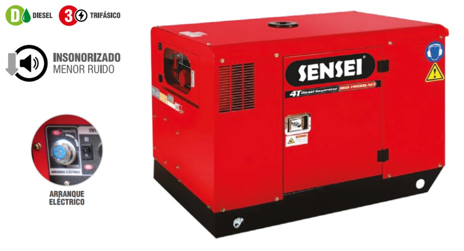 Generador SENSEI MGD-14000S AE3