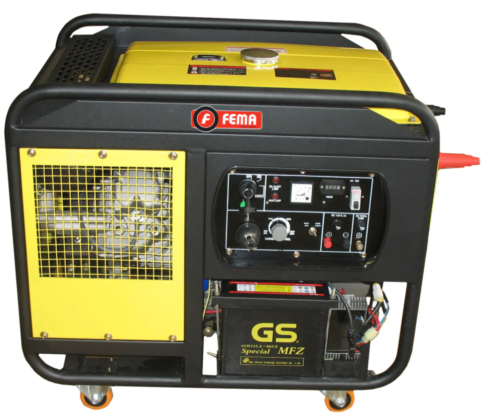 Generador  fema  15 KVA  220/380 VOLT  motor diesel  bicilindrico