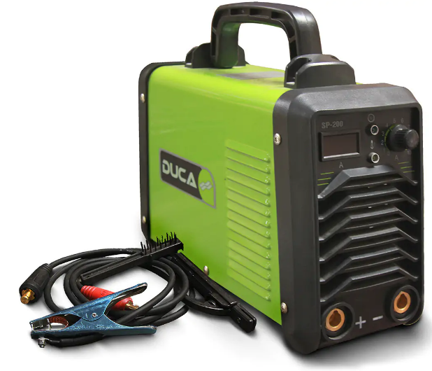 Soldadora inverter IGBT DUCA SP-250 monofasica 9,4KVA hasta 5MM electrodo