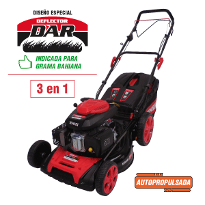Cortadora cesped SENSEI 620 20" BAG plus sp autopropulsada 6,2HP 3-1 c/bol linea nueva