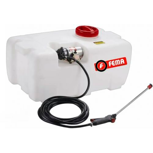 Pulverizador  fema  100 litros  60PSI c/manija/lanza 12VOLT