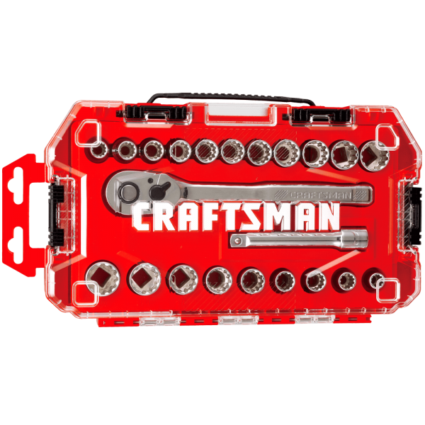 Juego de 22 tubos CRAFTSMAN 1/2" - sistema mm-sae