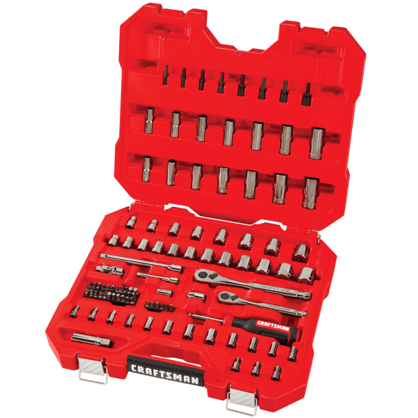 Juego de 105 piezas CRAFTSMAN 1/4" y 3/8" - sistema mm-sae