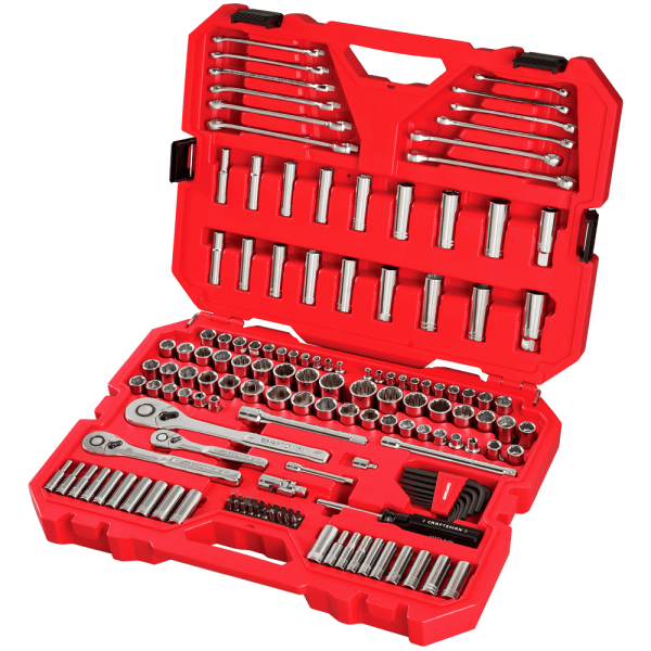 Juego de 159 piezas CRAFTSMAN 1/4", 3/8" y 1/2" - sistema mm-sae