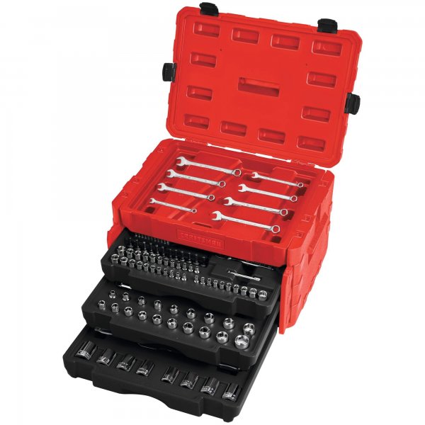 Juego de 232 piezas CRAFTSMAN 1/4", 3/8" y 1/2" - sistema mm-sae