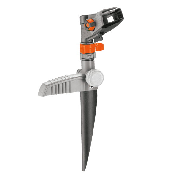 Aspersor impacto GARDENA sectorial confort c/pinche 26/360°