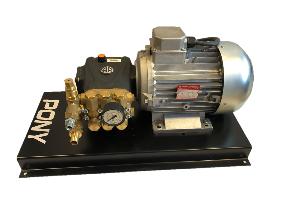 Hidrolavadora industrial PONY 1520A RR 200 BAR 7.5 HP annovi 380 USO continuo