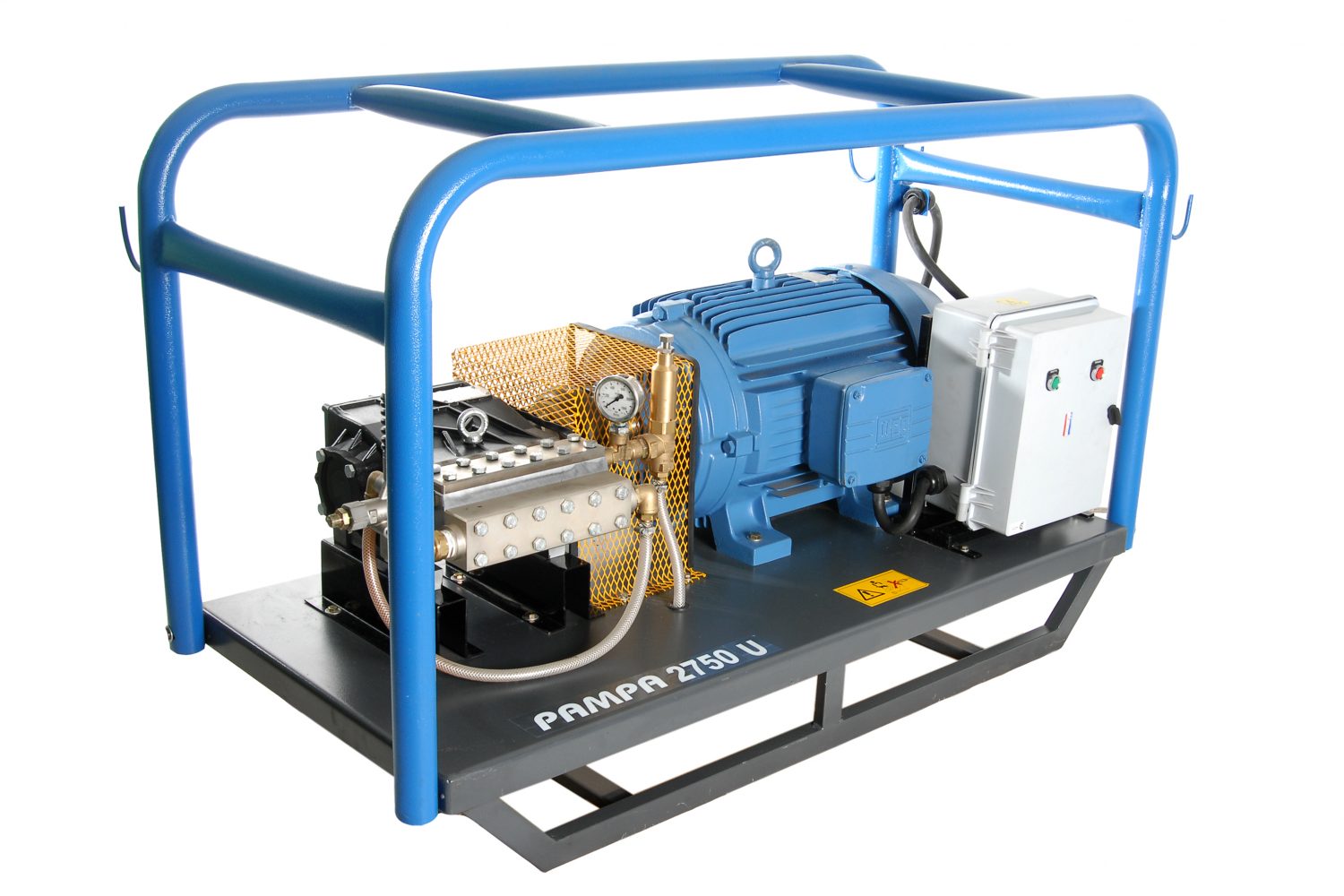 Hidrolavadora pampa 3850 industrial 500 bares 38LT MIN 380V