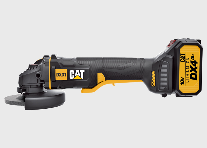 Amoladora  angular inalambrica CAT 125MM 18V 8500RPM gatillo paleta brushless SOLA DX31B