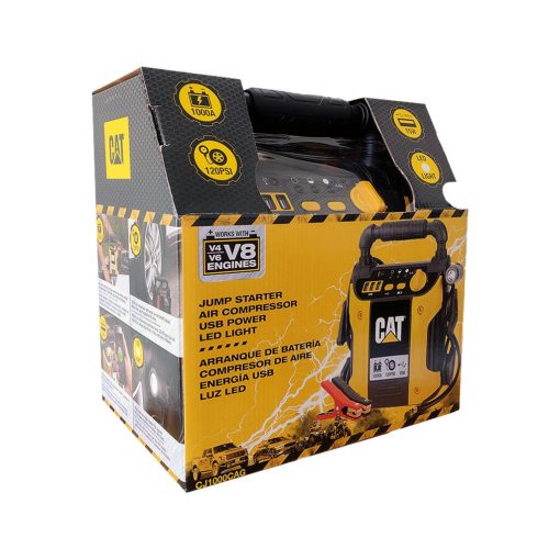 Arrancador / inflador a bateria CAT 1000A 120 PSI 3USB y linterna CATCJ1000