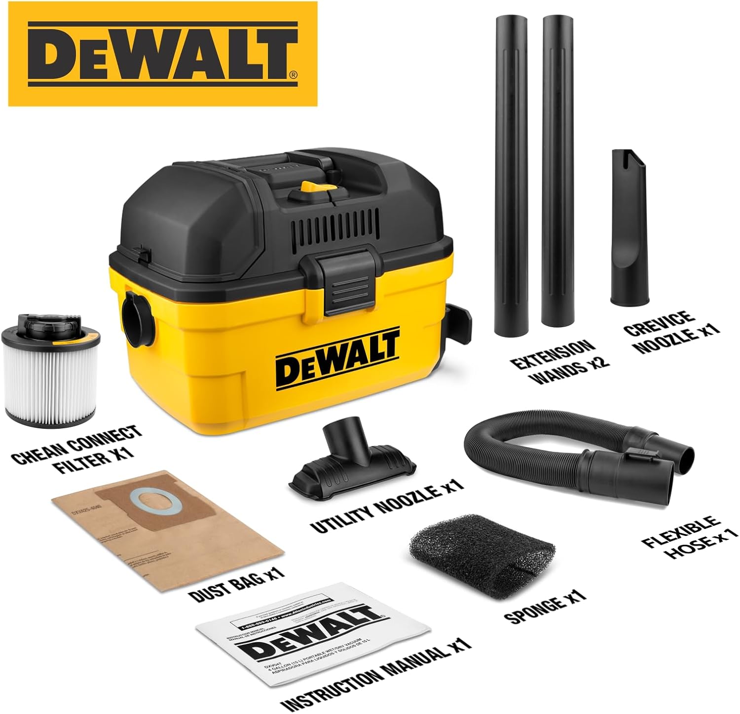 Aspiradora polvo-liquido dewalt 15LTS portatil DXV15T