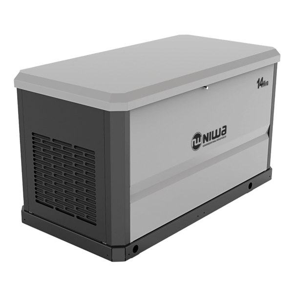 Generador a gas encabinado niwa gnw-15000-gnlp-ats
